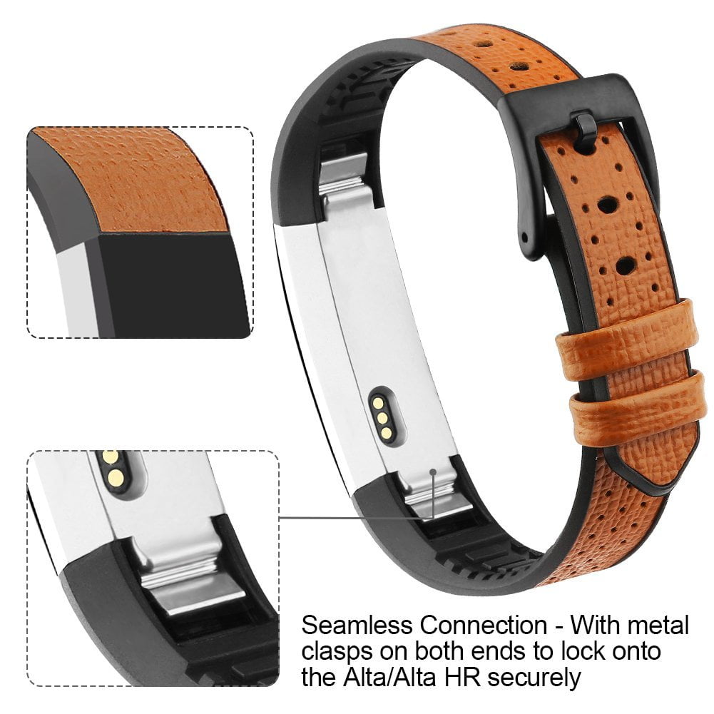 Fitbit Alta / Alta HR Leather Bracelet Band – The Ambiguous Otter