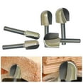 thumbnail image 3 of Double Arc Round Bottom Wood Router Bit Milling Cutter Trimming Engraving Tool, 3 of 6
