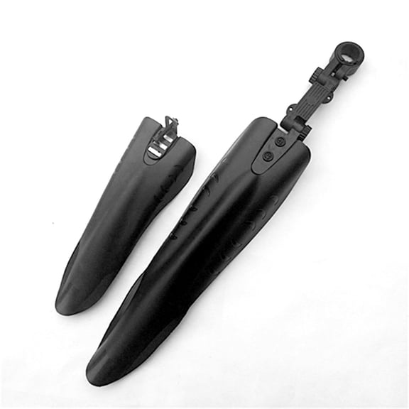 Black Mountain Bike Bicycle Road Tire Front Rear Mudguard Set Mud Guard Big flying fi xc7451