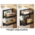 refrigerator shelf free kitchen utensils paper towel hanging