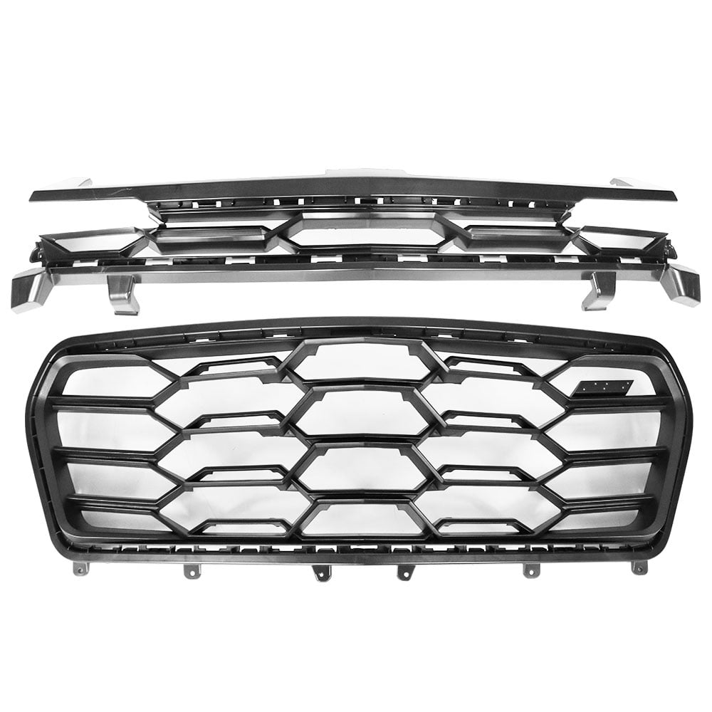 Ikon Motorsports Front Bumper Cover Compatible with 2019-2024 Chevy Camaro 1LE Style Front Bumper Conversion Guard Unpainted PP