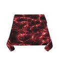 thumbnail image 5 of Wukai Red Line Waterproof Tablecloth for Kitchen Dining, Fits Square Tables for 2-4 Seats -54"x54", 5 of 7