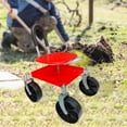 thumbnail image 6 of yotijay Garden Trolley Rolling Seat Anti Slip for Planting Lawn Care and Car Maintenance red, 6 of 9