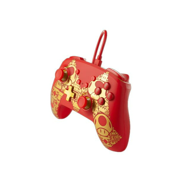 Enhanced Wired Controller for Nintendo - Golden - Nintendo Switch Wired Walmart.com