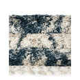 thumbnail image 6 of Unique Loom Hygge Shag Collection Area Rug - Valley (2' 2" x 6' Runner Blue/Gray), 6 of 7