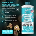 thumbnail image 5 of Sylvan Ultrasonic Jewelry Cleaner Solution Concentrate + Free Polishing Cloth | 500+ Uses | 32 Oz | Made in USA | For  All Ultrasonic Cleaners | Cleaner Liquid | Rings, Necklaces & Eye Wear, 5 of 8