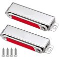 thumbnail image 1 of 28kg Strong Magnetic Closet Door Magnet 2 Pieces Stainless Steel Magnetic Closet Door Catches For Furniture Strong Powerful Magnet For Drawers, Shower, 1 of 5