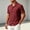 Wine, variant on Mens Casual Textured Shirts Knit Summer Beach Vacation Short Sleeve Button Down Tops Wine