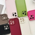 thumbnail image 4 of Simple Solid Color For Apple 14promax Mobile Phone Case For IPhone13 All-inclusive 12/11 Silicone Anti-fall 15Pro Soft Shell XS/XR Premium 7/8G, 4 of 5