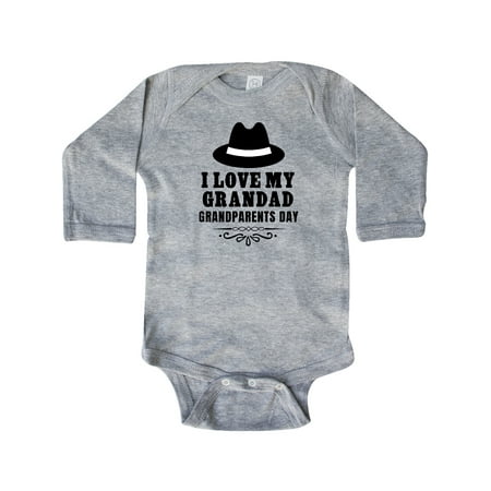 

Inktastic Grandparents Day I Love My Grandad Gift Baby Boy or Baby Girl Long Sleeve Bodysuit