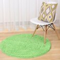 thumbnail image 1 of Round Chenille Bath Mat Bath Rugs Shower Rugs Shaggy Bath Mat 70cm, 1 of 2