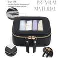thumbnail image 3 of Bolsa de maquillaje FASAOH Clear Travel Cosmetics Funda transparente, 3 of 7