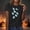 Style8-Black halloween shirts for women, variant on ersvoioy Halloween Shirts for Women Funny Printed Cute Short Sleeve T Shirts Crew Neck Graphic Tops Loose Fit Fall Tee Fashion Party Outfits White L