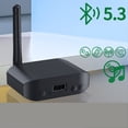 thumbnail image 4 of Adaptador de Audio Bluetooth 5.3 Transmisor Receptor 2 en 1 Reproduce Música Estéreo Inalámbrica con Entrada AUX de 3,5 mm Batería de 300 MAh, 4 of 5