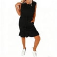 thumbnail image 1 of Camisas de Vestido de Mujer Manga Larga con Capucha Cuello Estirado Vestido para Uso Diario, Fechas, Desplazamientos Y Vacaciones, 1 of 7