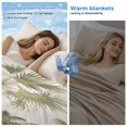 thumbnail image 2 of Palm Tree Cooling Blanket,Lightweight Breathable Summer Throw Blanket with Double Sided Cold Effect,Sage Green Tropical Nature Plant Watercolor Picnic Blankets Bed Sheet for Hot Sleepers 60"x80", 2 of 8
