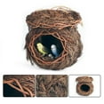 thumbnail image 6 of Hummingbird Outdoor Cedar Woven Birdhouse with Roosting Pouch Ideal for Garden Decoration and Easy Hanging for Hummingbirds, 6 of 7