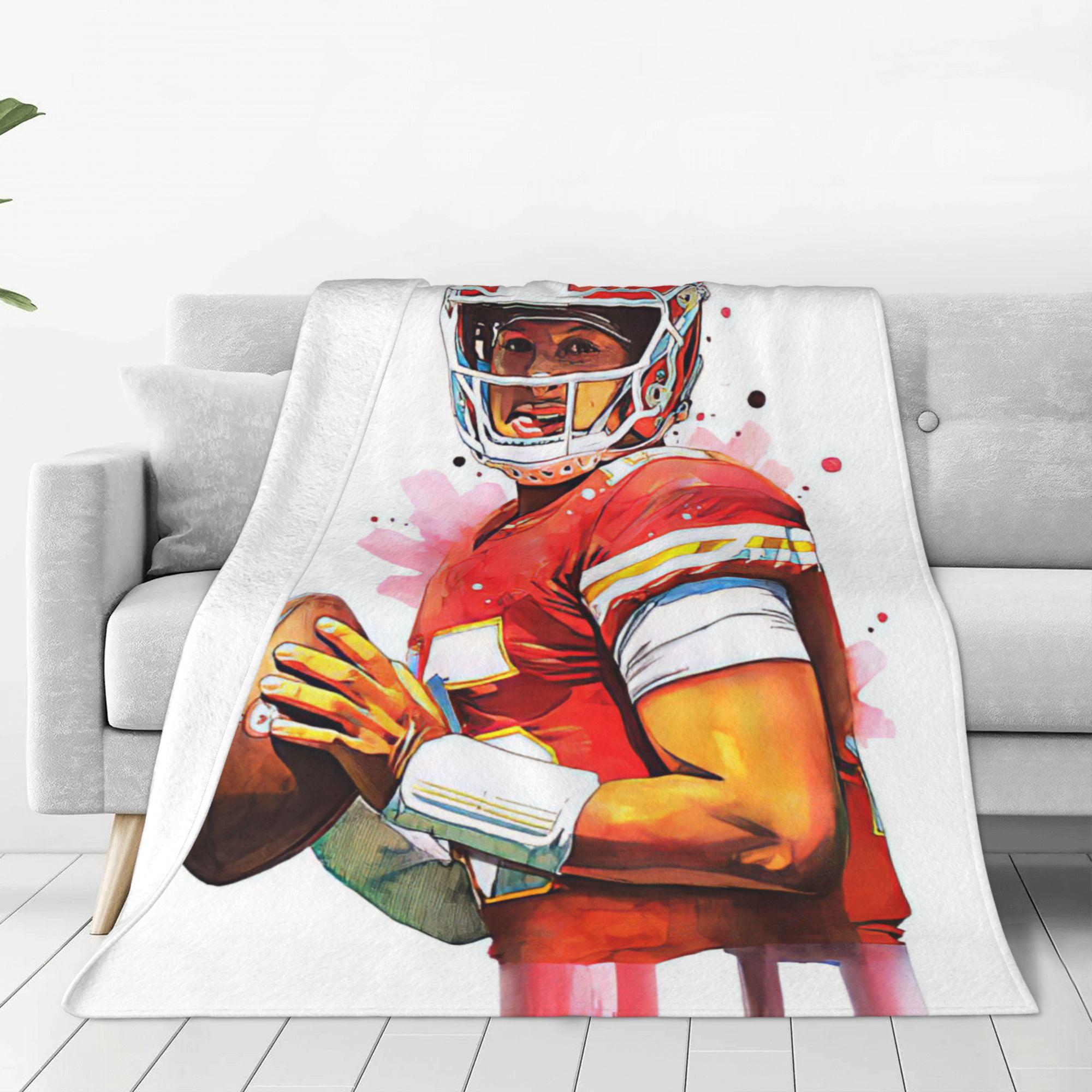 Patrick mahomes outlet fleece blanket