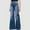 Navy, variant on Babysbule Women's Pants Clearance Women's Fashion Casual Loose Washed Denim Jeans Casual Solid Stretch Slim Pants