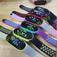 thumbnail image 2 of 2021 Novo M7 UI Reloj Digital Deportivo Unisex De Silicona Casual a La Moda Reloj LED Electrónico Para Niños Reloj Digital De Muñeca Gao Jiahui unisex, 2 of 2
