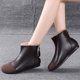 thumbnail image 3 of NECHOLOGY Botas Mujer Adulto Femenino Zapatos Botines mujer Botas planas con cremallera para mujer, zapatos de lana, en el tobillo, botas de mujer a la (Brown, 7), 3 of 7