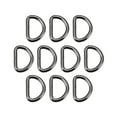 thumbnail image 1 of Unique Bargains Black Metal D-Ring Buckle Sewing Fastener (10 Pack), 1 of 3