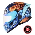 thumbnail image 2 of Casco Bkr Hawk Az Mate Katrina M.Az Rep Tran Cer Svs Az azul S, 2 of 5