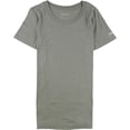 thumbnail image 1 of Reebok Womens Solid Basic T-Shirt, Green, Small, 1 of 2