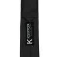 thumbnail image 4 of Skinny Black Ties by K. Alexander 2 Inch Solid Mens Neckties, 4 of 4