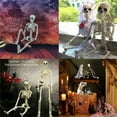 thumbnail image 4 of XGFHYJEH Halloween Decorations Decor, Halloween Skeleton Plastic Human Skull Pendant Foldable Decoration, 4 of 7