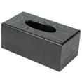 thumbnail image 3 of Oubit Wooden Tissue Box,Black Wooden Tissue Box Home Supplies Paper Storage Box Smooth Operation, 3 of 9