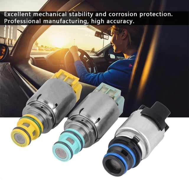 Solenoids Set, Car Accessories 7Pcs Transmission Solenoids Set Auto Parts For 6T45E 6T40