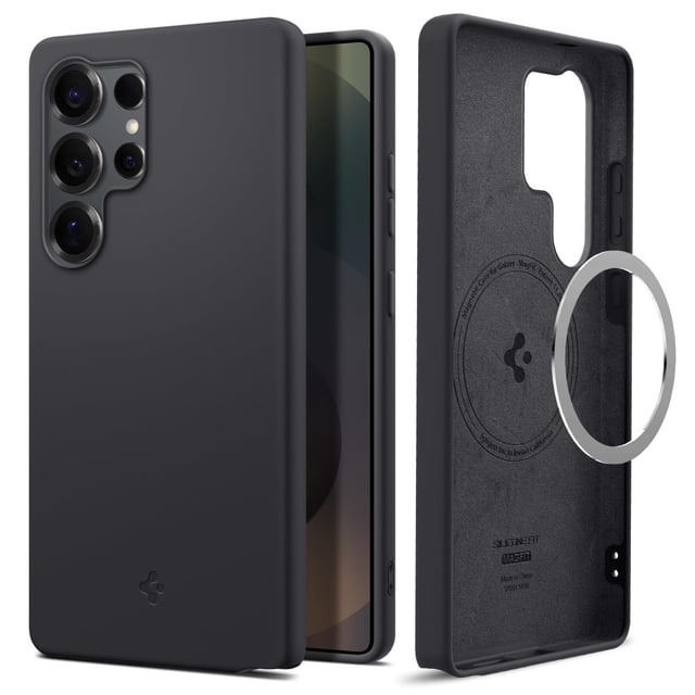 Funda Spigen Silicone Fit MagFit para Samsung Galaxy S25 Ultra
