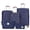Blue, variant on 5-Piece Luggage Set, 20/24/28 inch hardshell suitcases expandable duffel bag toiletry bag, Black