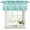 Teal, variant on 2 Pack Valances for Window, Brown Ombre Coastal Short Curtains for Kitchen Bedroom Living Room, Sea Nautical Summer Beach Starfish Coral Rod Pocket Small Window Treatment Valance Drapes 60 x 18 Inch