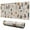 Beige Christmas Forest, variant on Long Mouse Pads for Desk,Beige Christmas Gingerbread Pattern Desk Mats on Top Of Desks, Desk Mouse Pad Extra Large with 3mm Non-Slip Base and Stitched Edge for Gaming,Office,Work,Home 31.5x11.8in