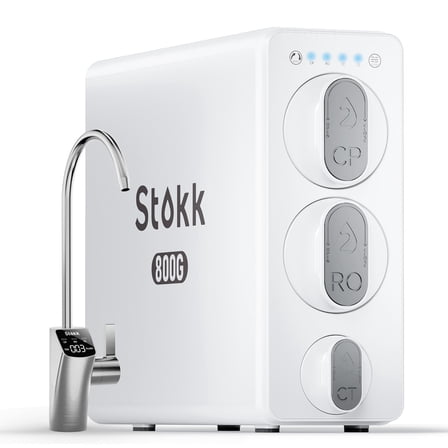 Stokk Tankless Reverse Osmosis 8-Stage Under-Sink Filtration System