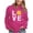 Pink, variant on Tstars Love Softball Women's Hoodie - Ideal Birthday Gift for Softball Fans and Players - Comfortable Sportswear - Show Your Softball Passion - Perfect Apparel for Softball Moms