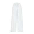 thumbnail image 5 of Little Girls High Waist Wide Leg Jeans Stretchy Drawstring Waistb Loose Straight Denim Pants With Pockets Trousers Clothes, 5 of 5