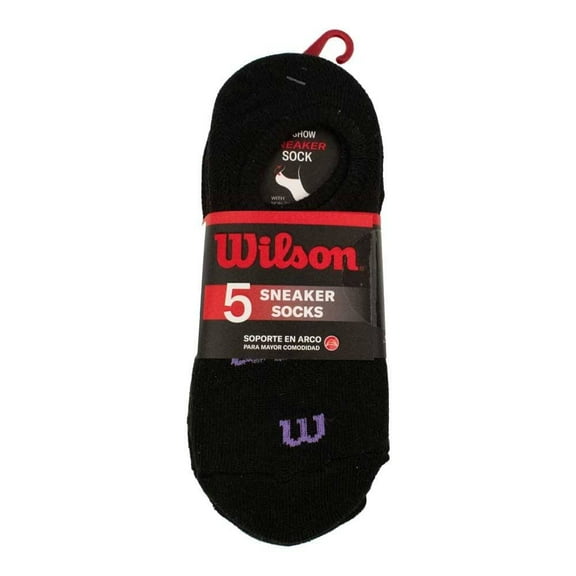 Set de sneaker Wilson Talla Unitalla Sneaker para Dama Negro 5 Pares