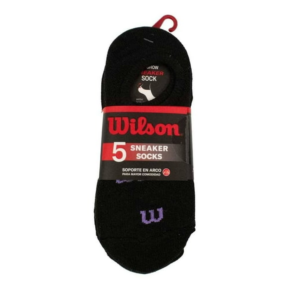 Set de sneaker Wilson Talla Unitalla Sneaker para Dama Negro 5 Pares