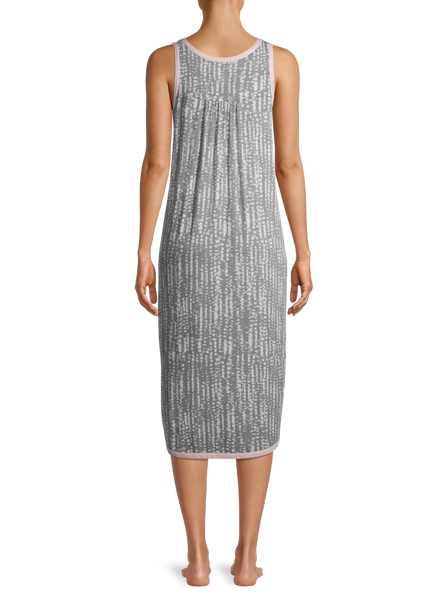 Secret Treasures Sleeveless Scoop Neck Knit Midi Nightgown (Women's and Women's Plus) 1 Pack