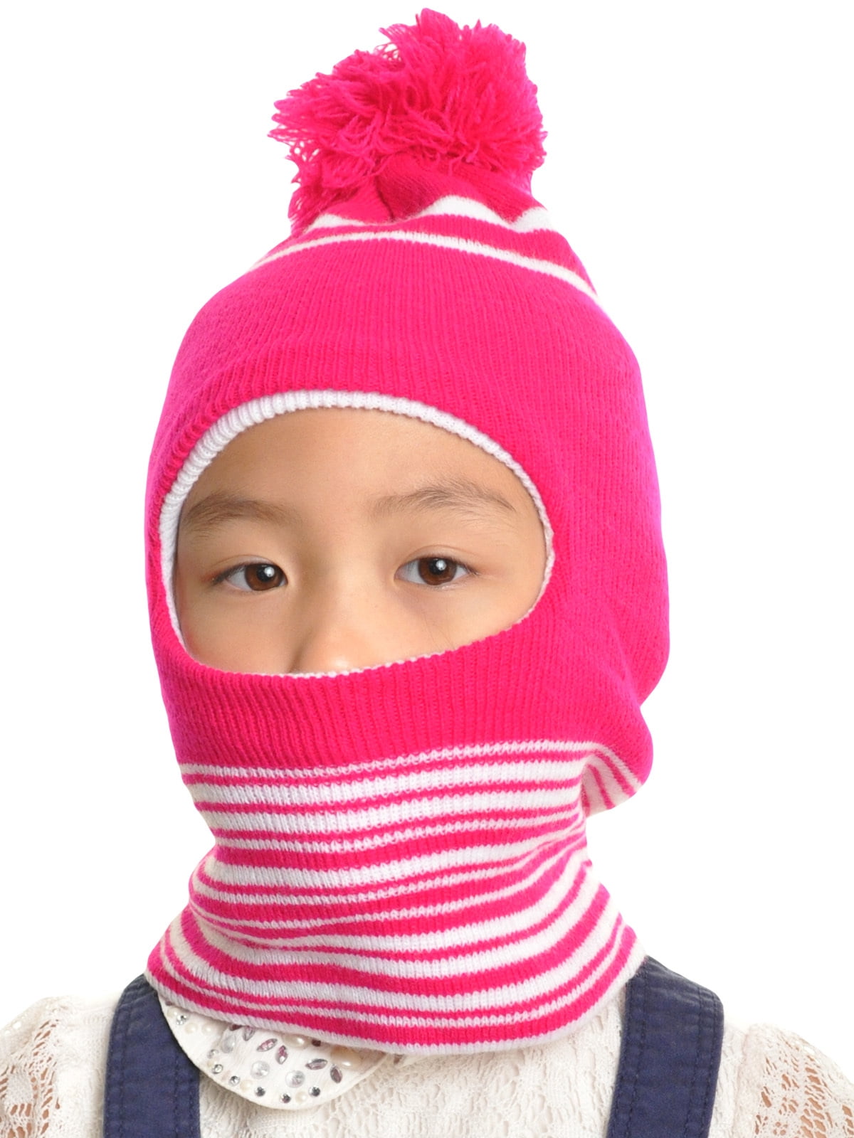 Swan Kids' Balaclava-Style Ski Mask with Extended Neck Coverage (6-Pack)
