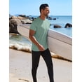 thumbnail image 4 of COOFANDY Sun Shirts for Men Short Sleeve Rash Guard Swim Shirt UPF 50+ Sun Protection Baech Shirts, 4 of 9