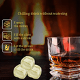 thumbnail image 4 of Piedras enfriadoras de bebidas para whisky y otras bebidas, juego de regalos para hombres, papá y marido, 4 of 6