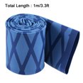 thumbnail image 4 of Uxcell Heat Shrink Wrap Tubing for Fishing Rod Grips, 40mm Dia 65mm Flat 3.3ft 1.8:1 rate Blue, 4 of 5