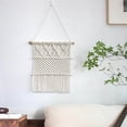 thumbnail image 6 of Osdhezcn Macrame Hanging Jewelry Organizer Wall Mounted Necklace Holder Display Boho, 6 of 11
