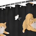 thumbnail image 3 of Shiba Inu Shower Curtain 84"x72" ,Bathroom Decorative Shower Curtains Set with 12 Hooks,Modern Waterproof Washable Shower Curtain, 3 of 6