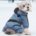 thumbnail image 6 of Heavy Duty Cold Weather Pet Suit 4Leg Coverage Windproof Lining Down Jackets For Cold Weather Outdoor Activity Warmth, 6 of 12
