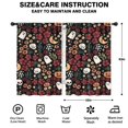 thumbnail image 2 of Blackout Kids Curtains,Halloween Floral Ghosts Pattern Childrens Insulated Curtains Set Of 2,Bedroom Essentials,Toddler Room Decor 42"x63", 2 of 5